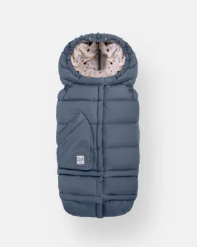 7 A.M. Enfant Blanket 212 Evolution - Ash Blue, Print Bubbles