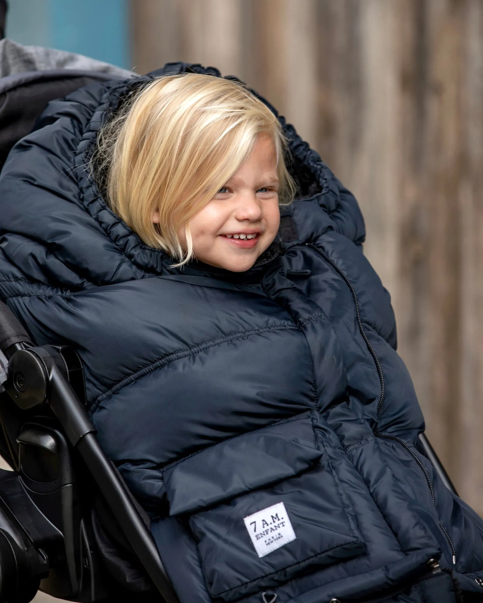 7 A.M. Enfant Blanket 212 Evolution - Black Plush