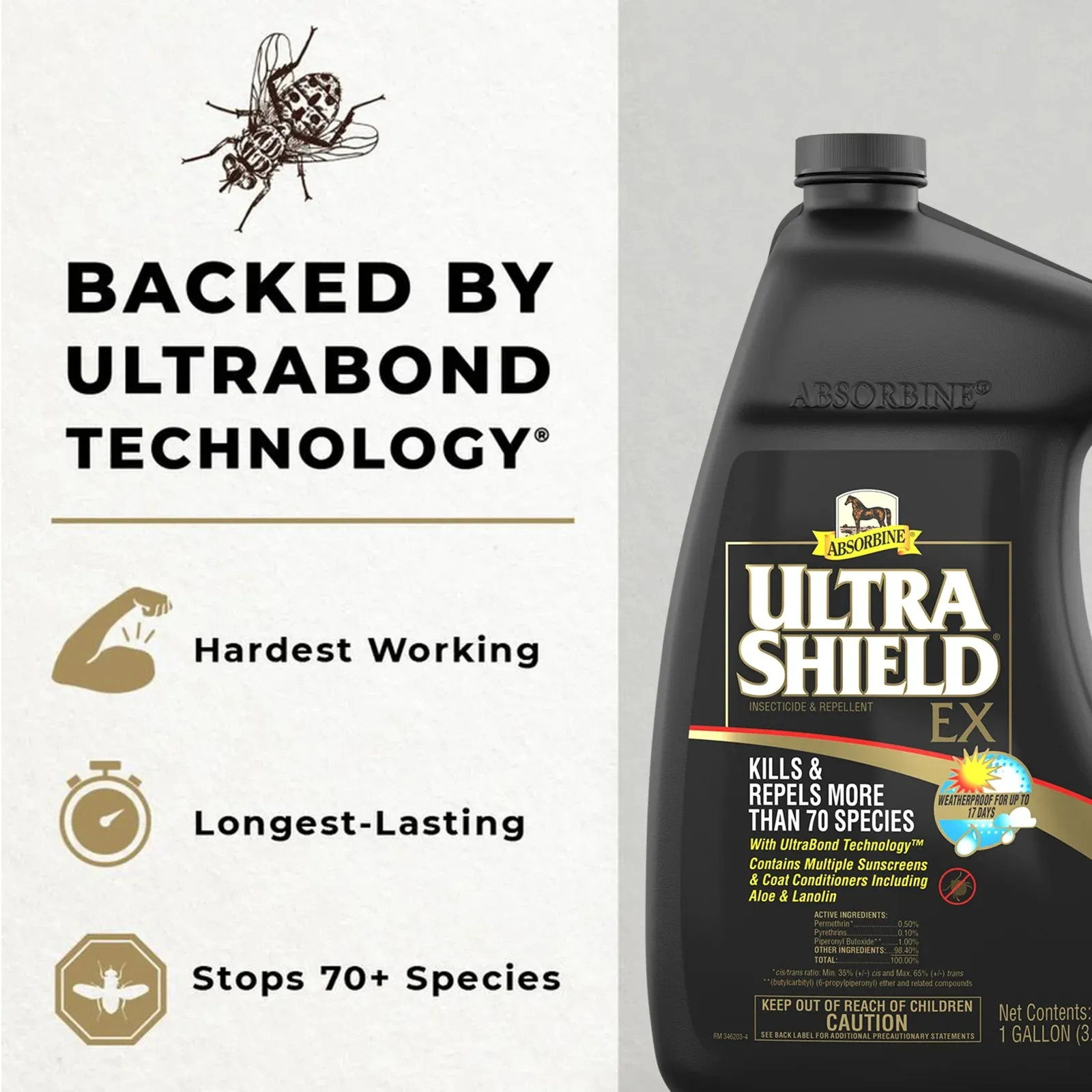 Absorbine UltraShield® EX Insecticide & Repellent - 32oz.