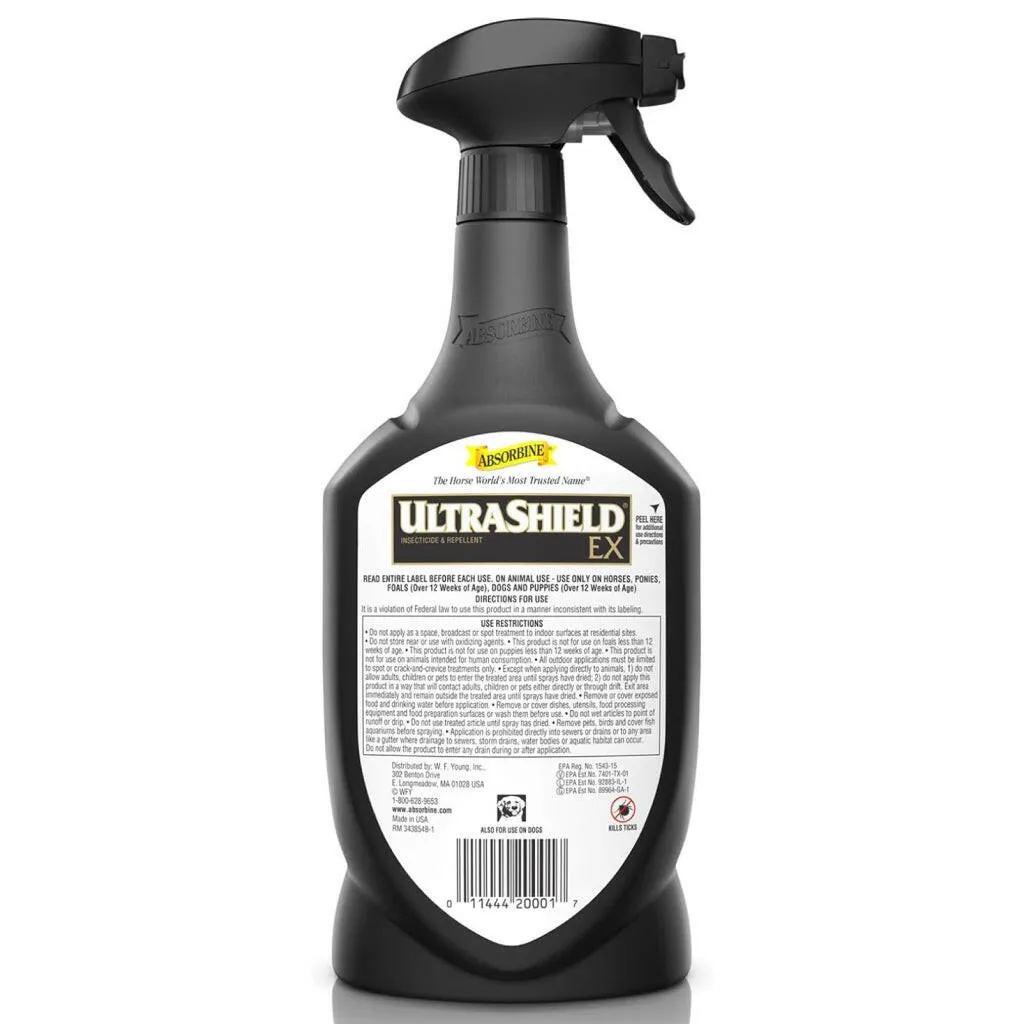 Absorbine Ultrashield EX Insecticide & Repellent Spray for Horses & Dogs