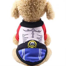 Adorable Boxer Outfit Winter Warm Coat Small Dog Sweater