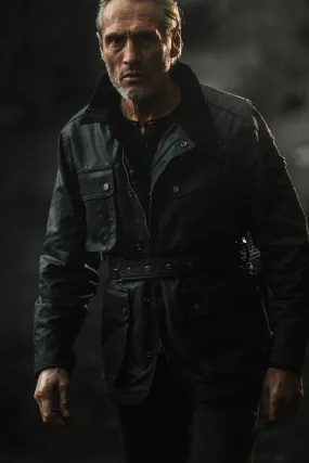 &SONS Black Gold Waxed Jacket