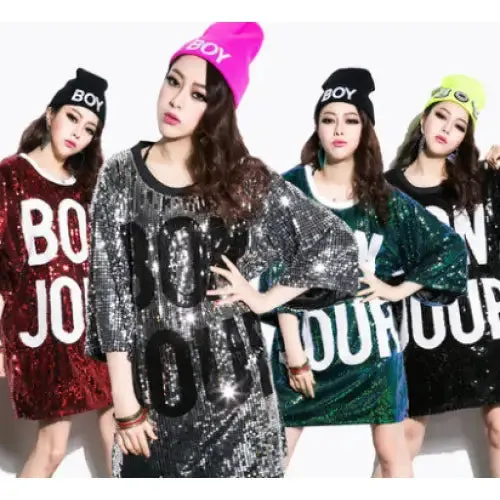 Bon Jour Sequin Mid-length Dress