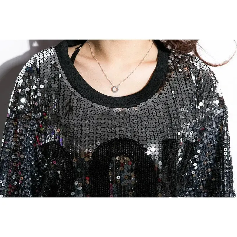 Bon Jour Sequin Mid-length Dress