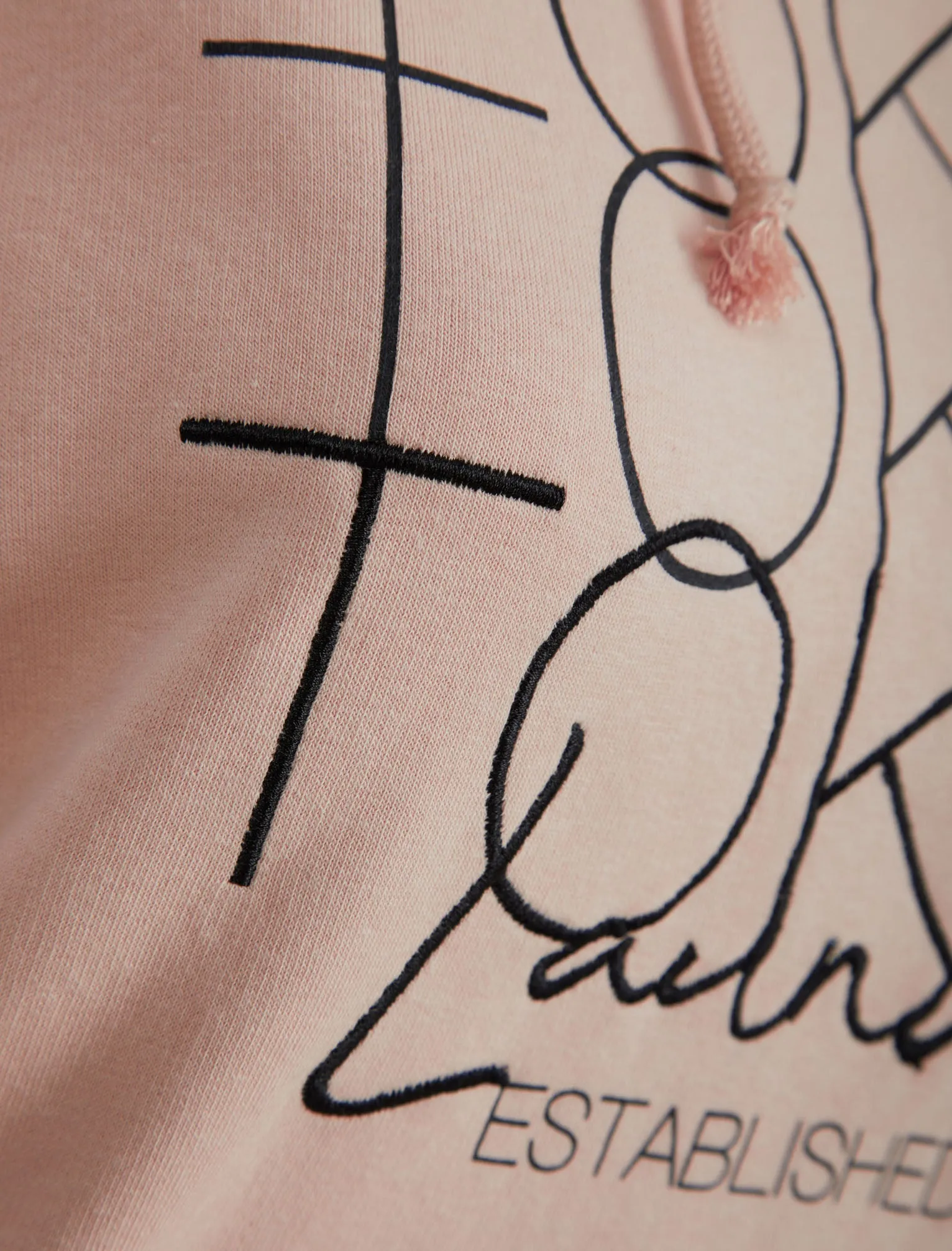 Brandy Brushback Fleece Pullover Hoodie in Cameo Rose - Tokyo Laundry