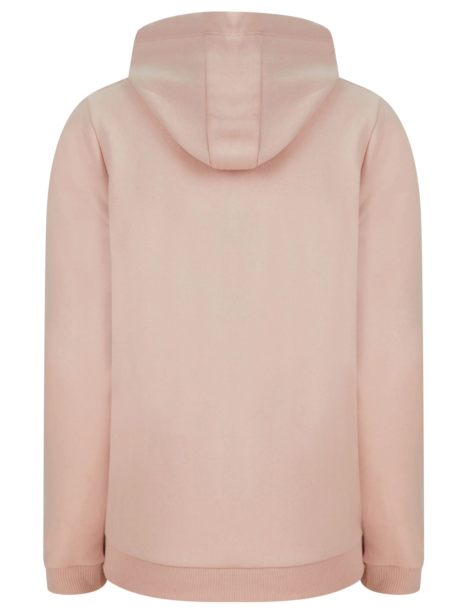 Brandy Brushback Fleece Pullover Hoodie in Cameo Rose - Tokyo Laundry