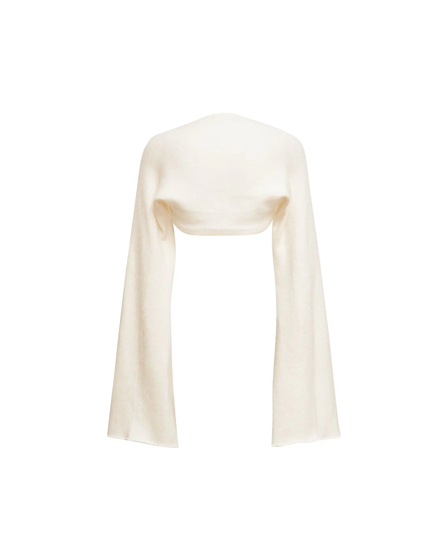 BRASKA BELL SLEEVE DRESS / SHRUG SNOW