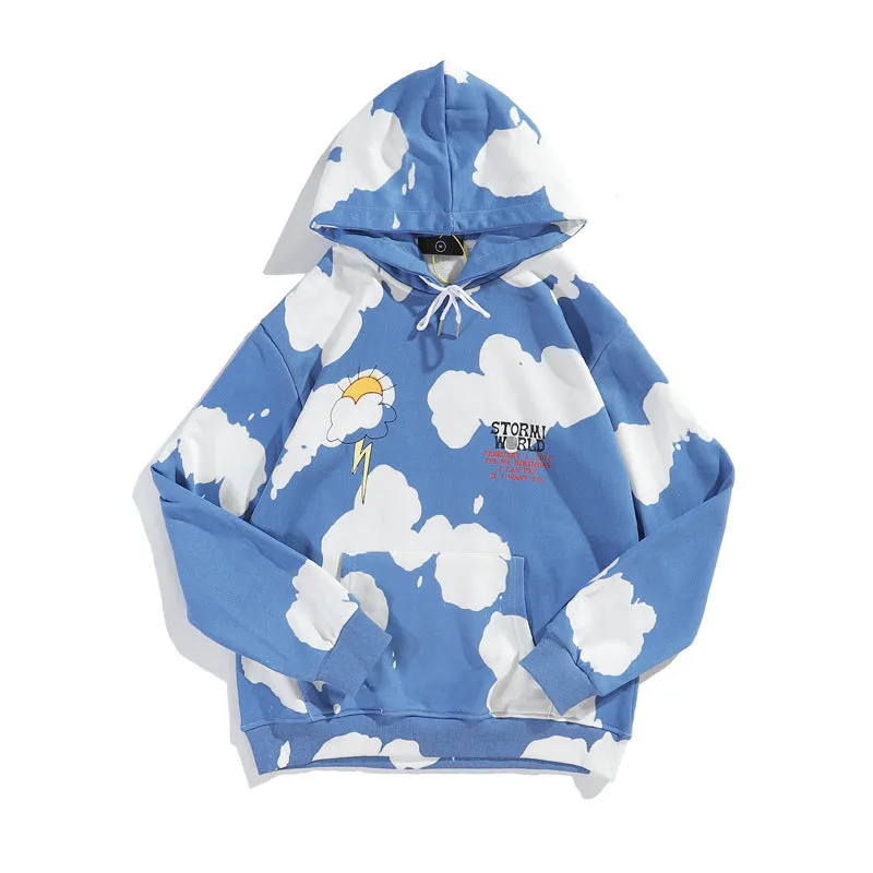Cactus Flea Market Hoodie Loose Men's Women's Pullover Long Sleeve Pullover