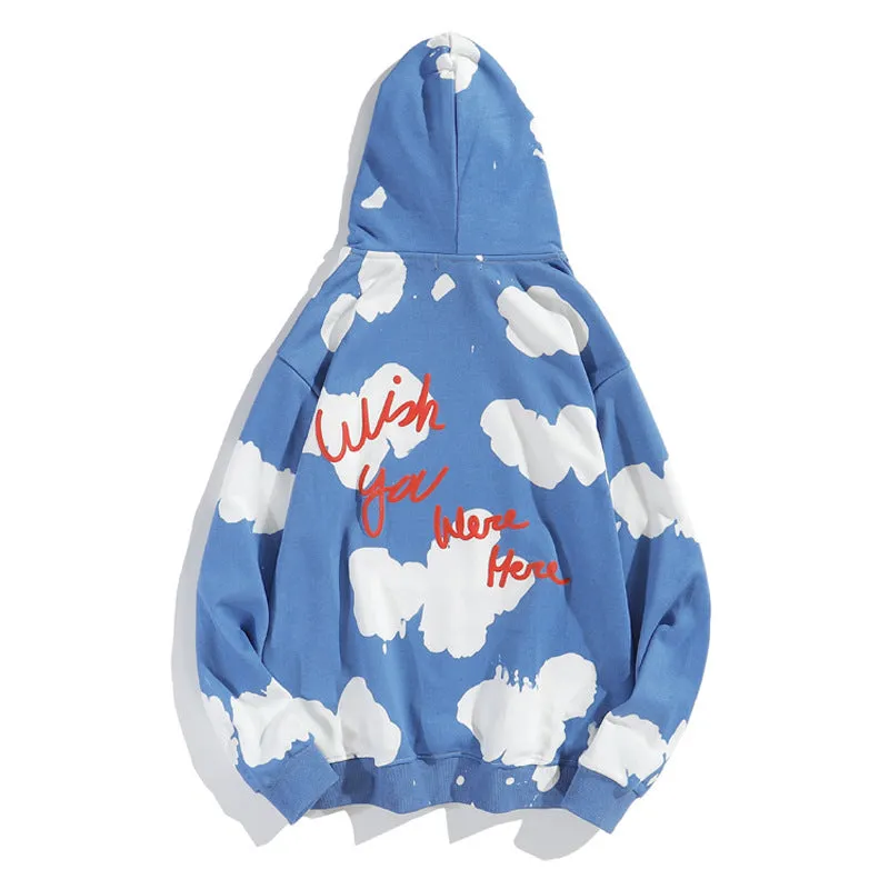 Cactus Flea Market Hoodie Loose Men's Women's Pullover Long Sleeve Pullover