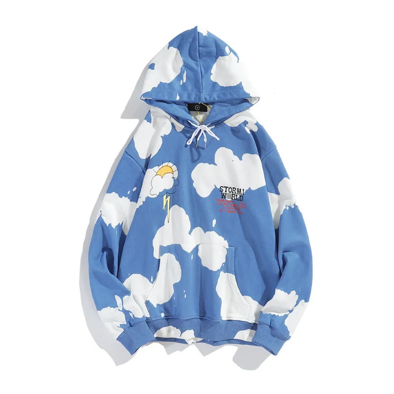 Cactus Flea Market Hoodie Loose Men's Women's Pullover Long Sleeve Pullover