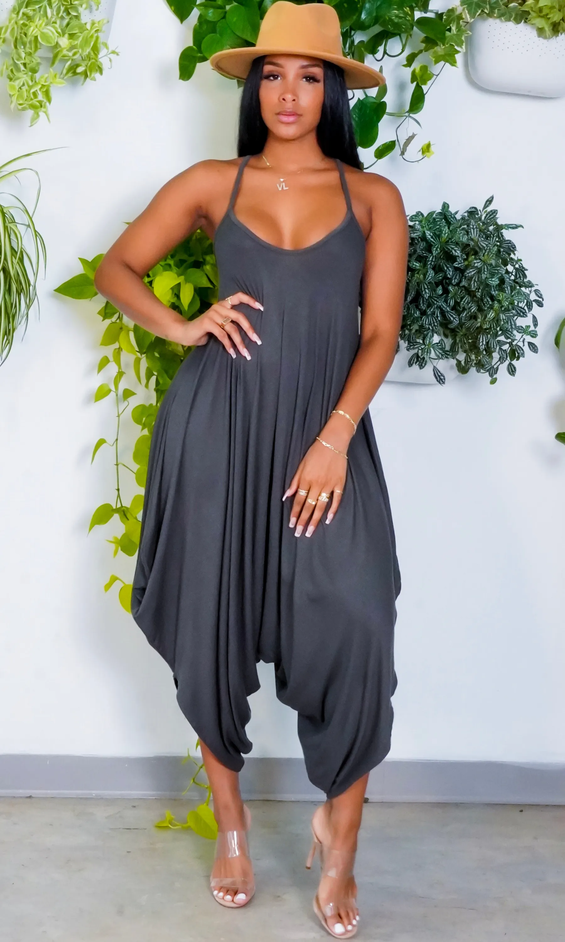 Chic Loose Harem Jumper - Black