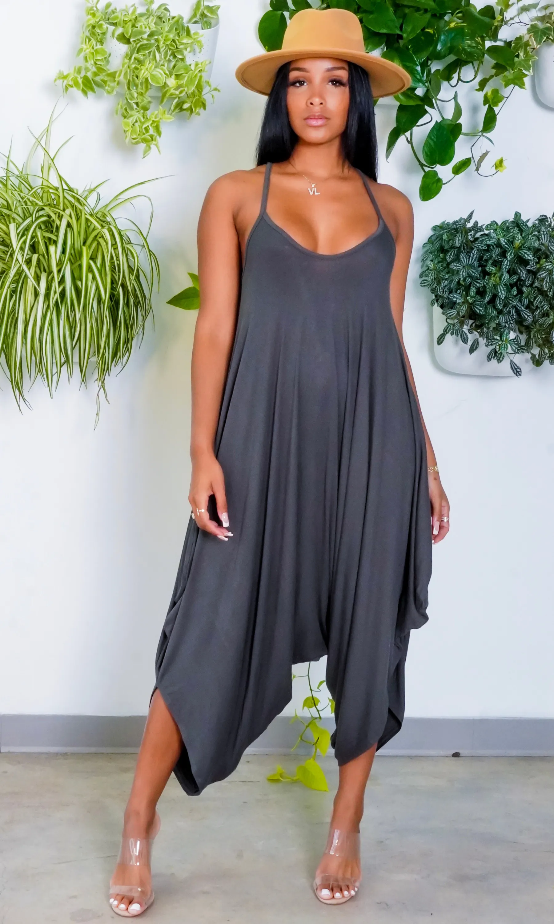 Chic Loose Harem Jumper - Black