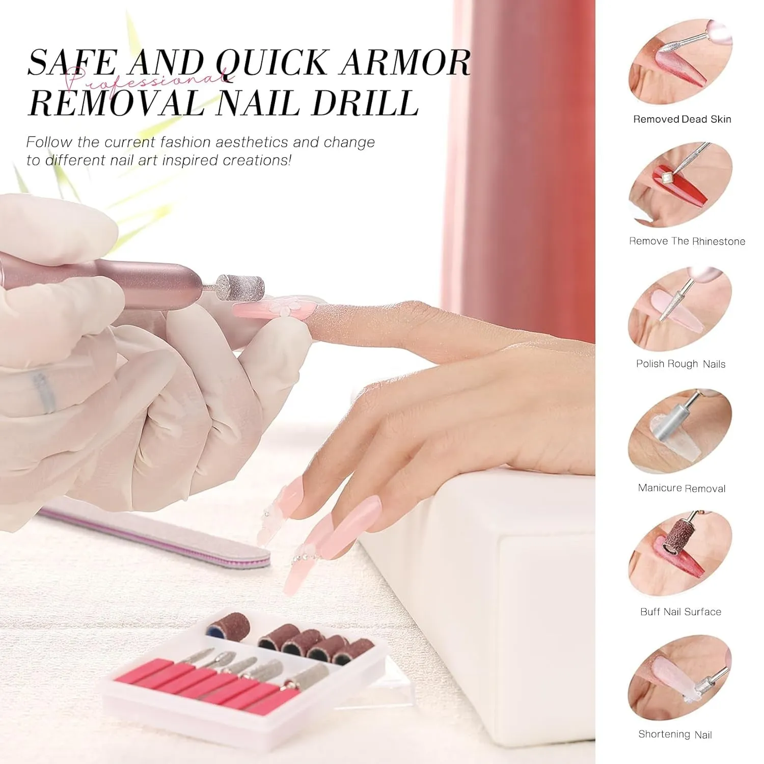 Complete Beginner Acrylic Nail Kit with UV Lamp, Nail Drill & Essential Accessories