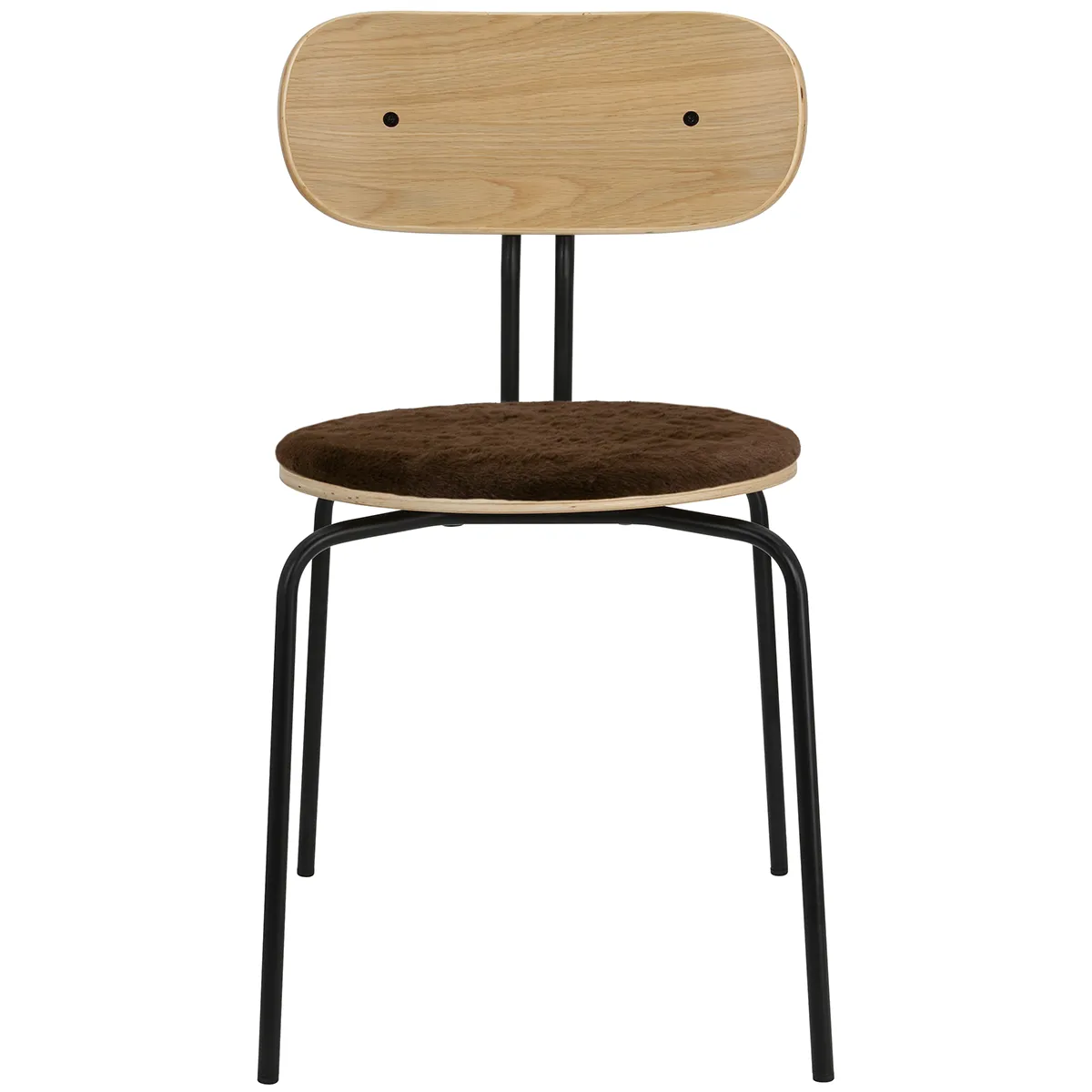Curious Chair with Teddy Cushion