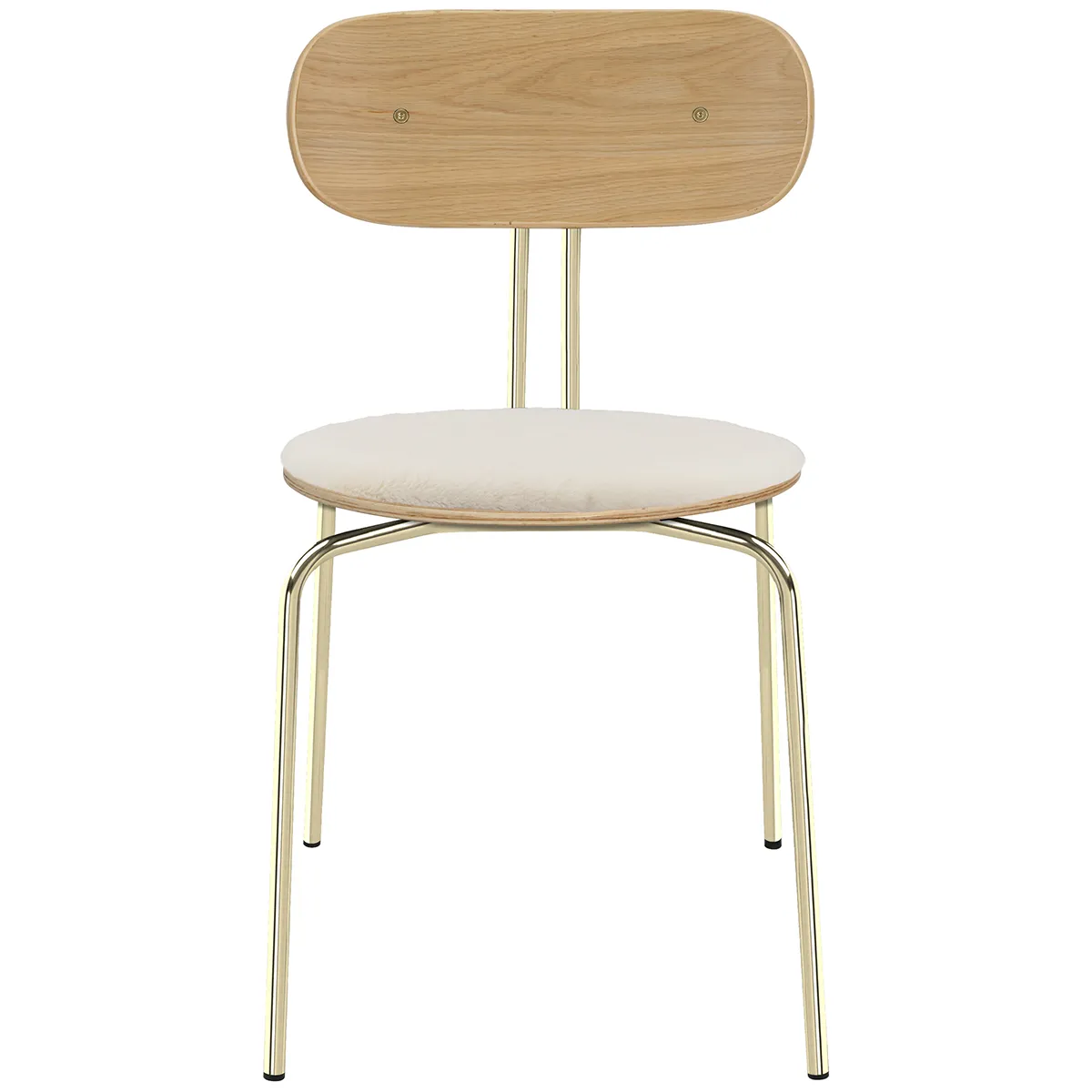 Curious Chair with Teddy Cushion