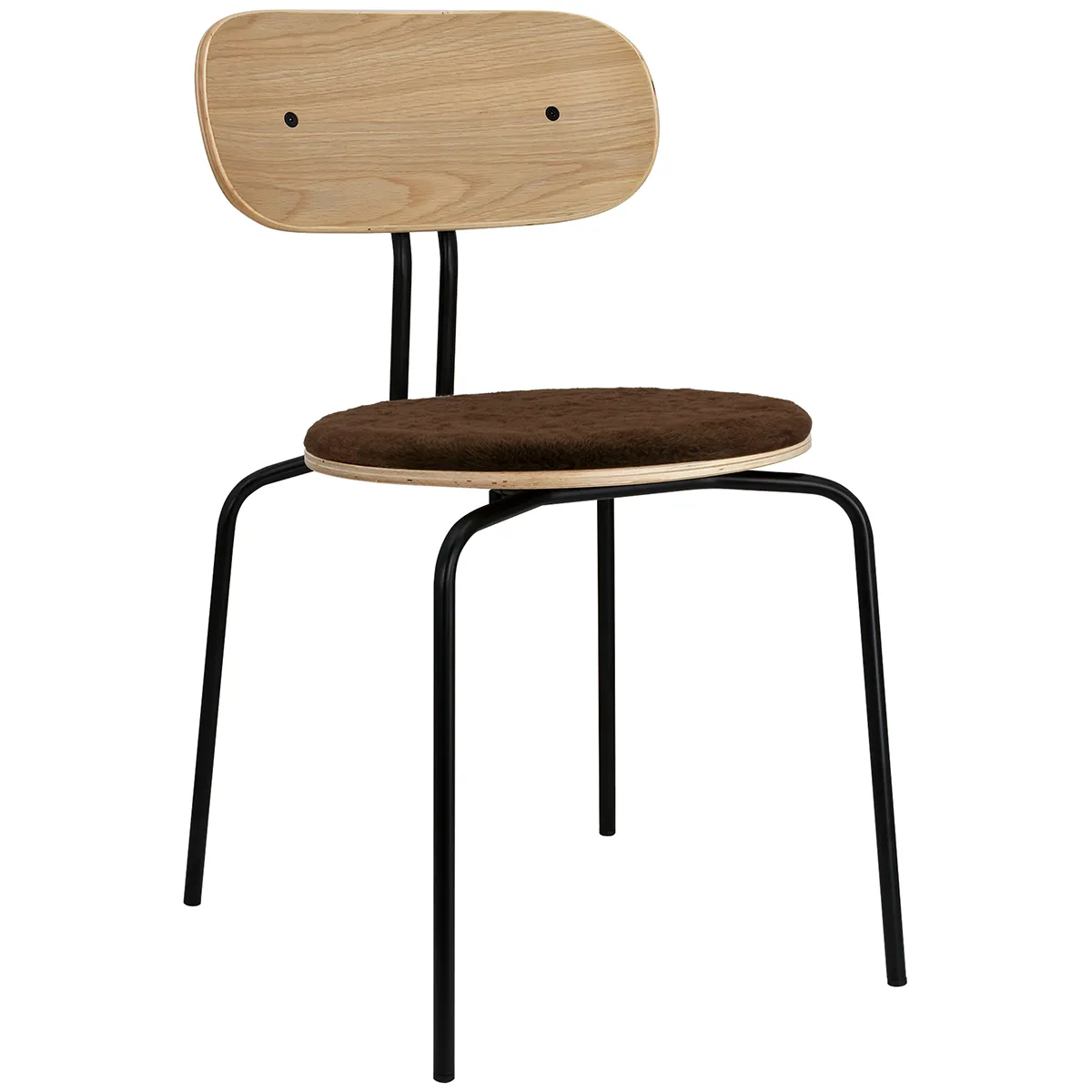 Curious Chair with Teddy Cushion