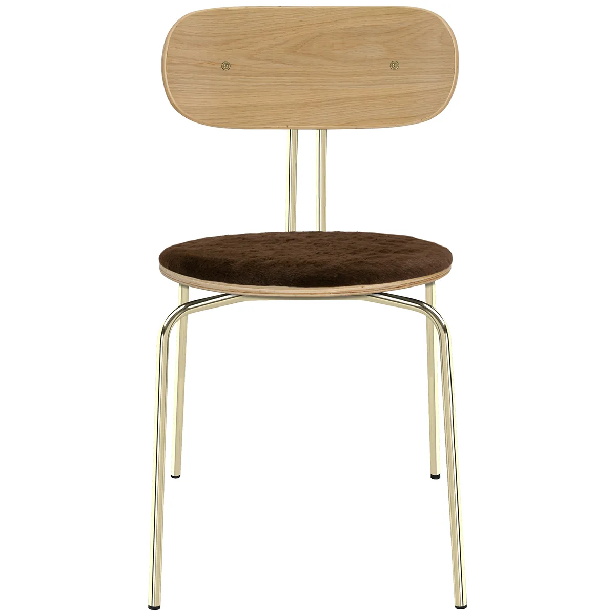 Curious Chair with Teddy Cushion