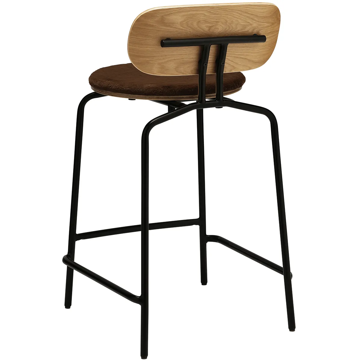 Curious Counter Stool with Teddy Cushion