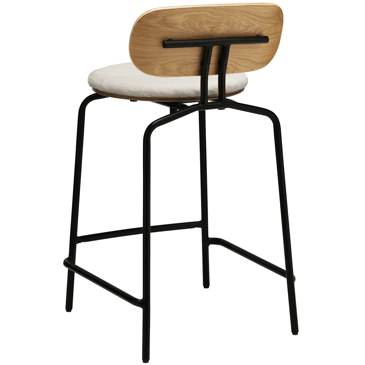 Curious Counter Stool with Teddy Cushion