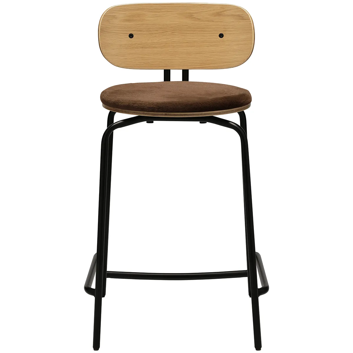 Curious Counter Stool with Teddy Cushion