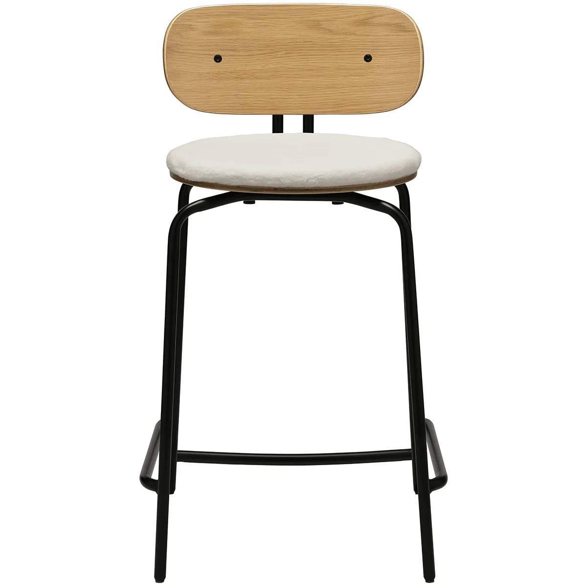 Curious Counter Stool with Teddy Cushion