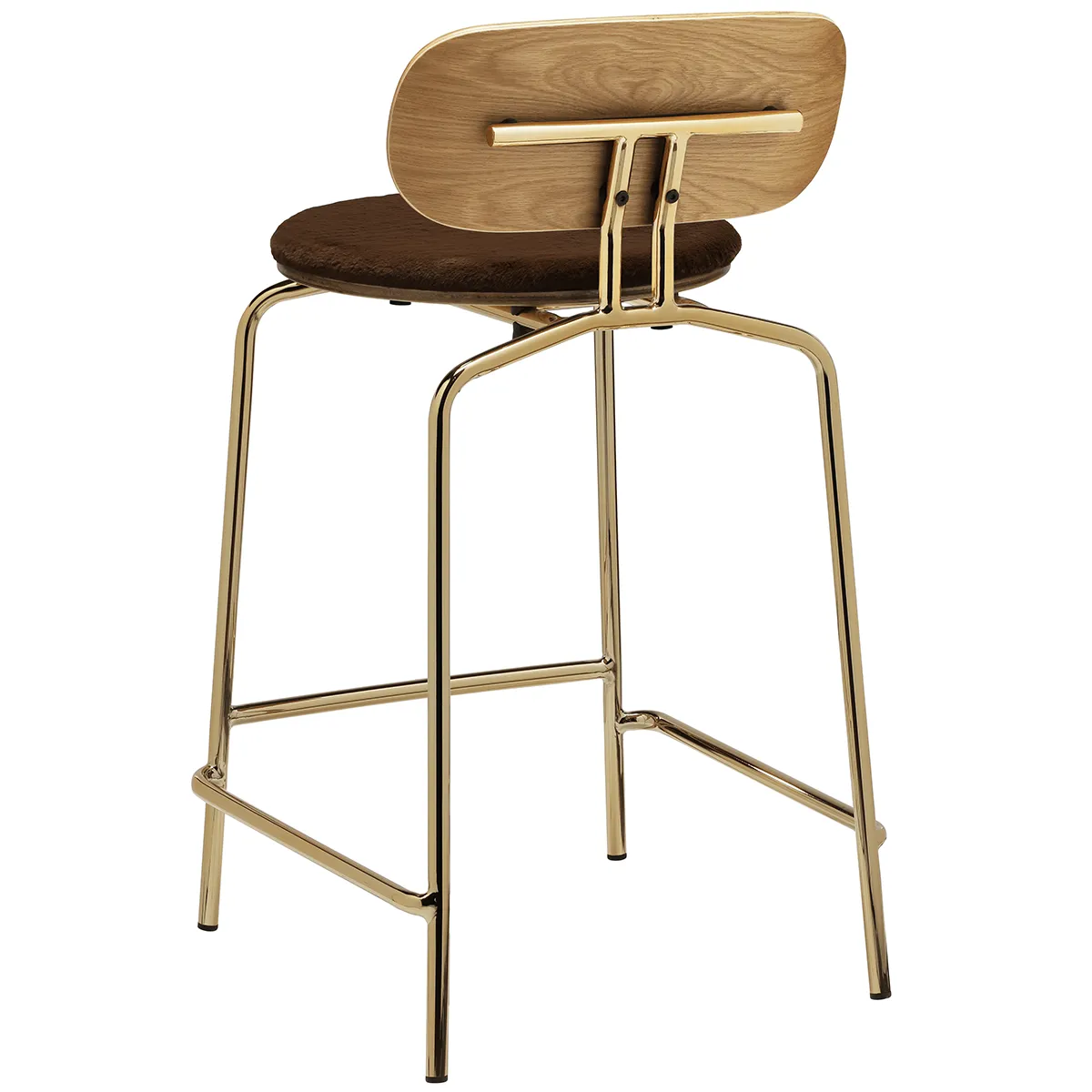 Curious Counter Stool with Teddy Cushion
