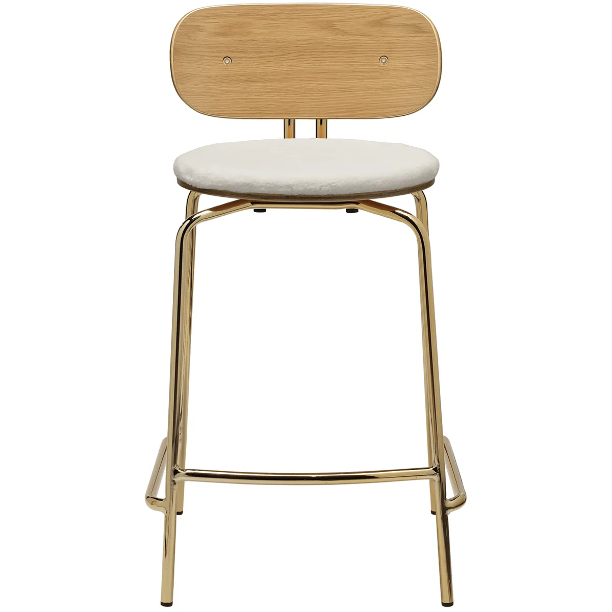 Curious Counter Stool with Teddy Cushion