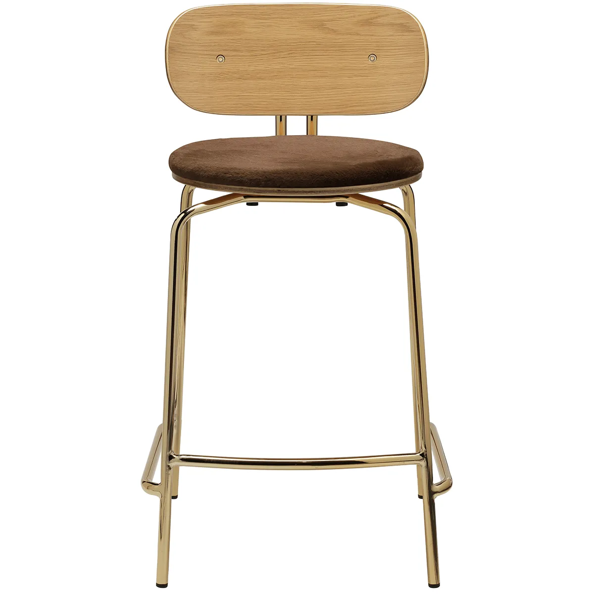 Curious Counter Stool with Teddy Cushion