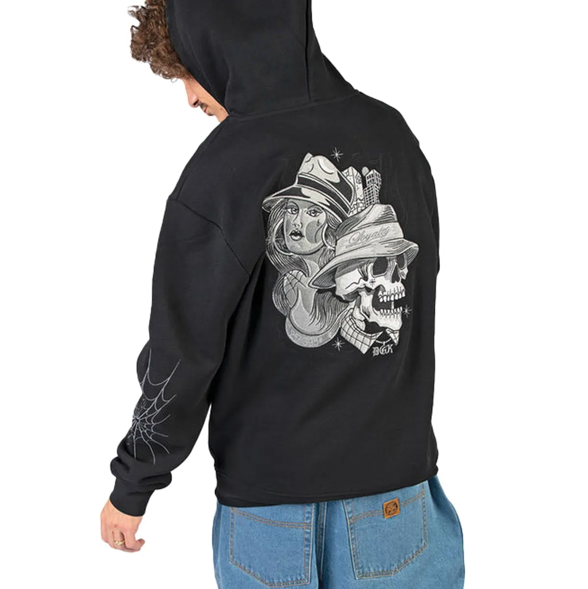 DGK Soreno Fleece Hoodie - Black