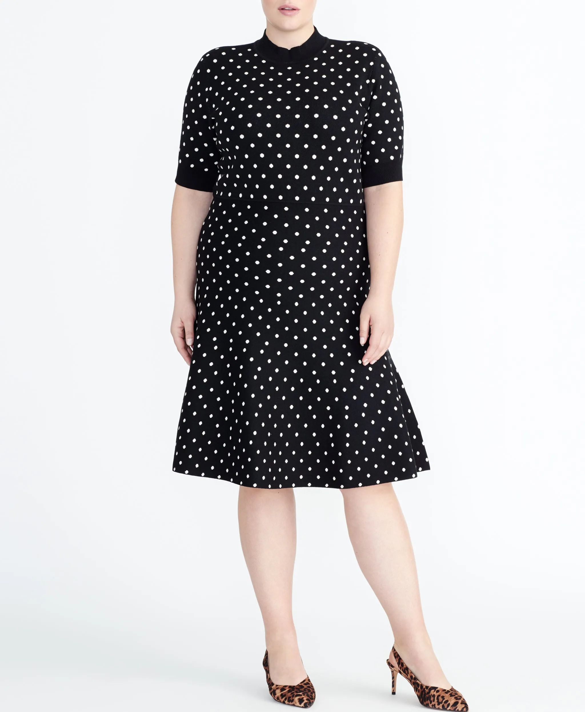 Dot Knit Dress