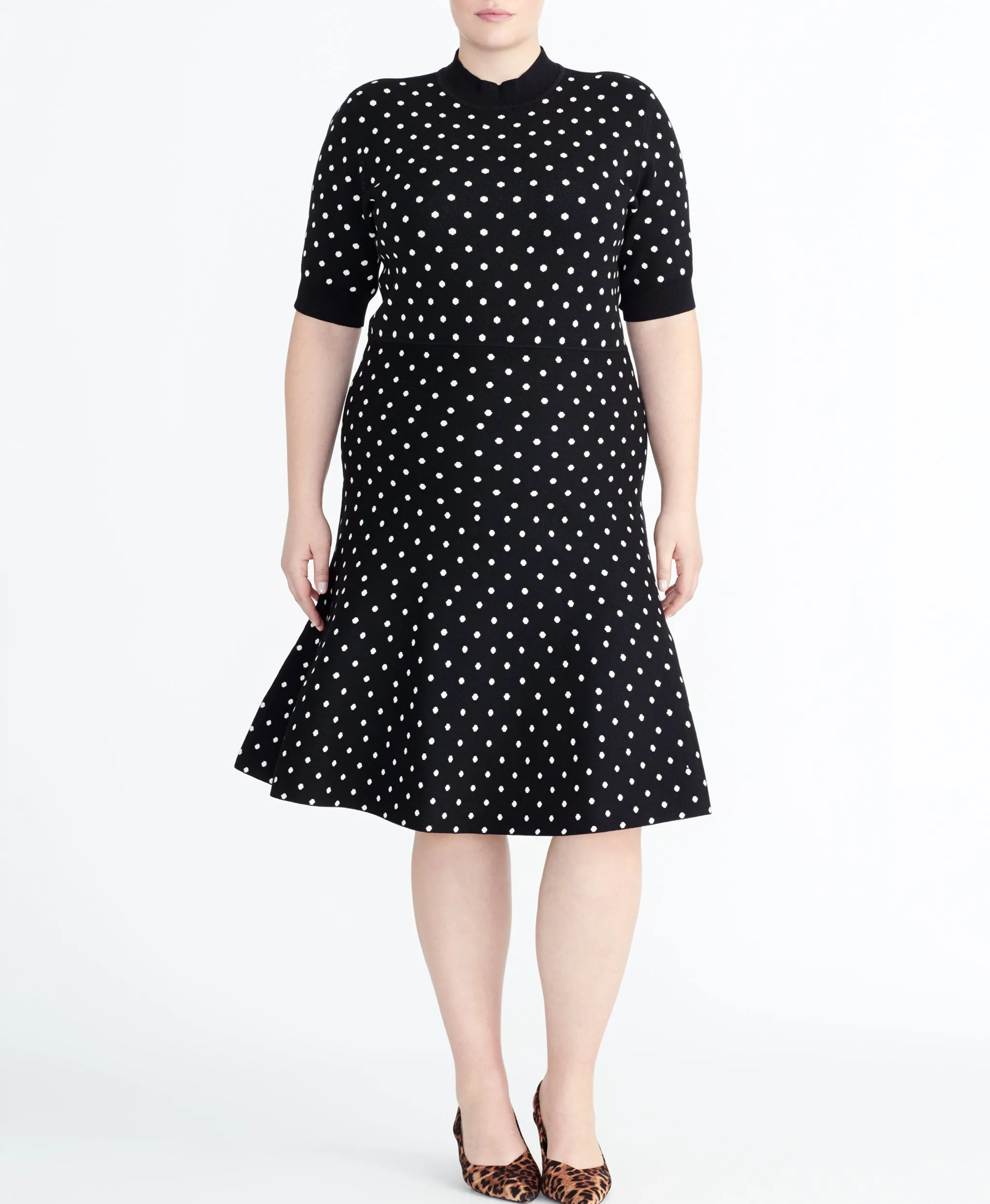 Dot Knit Dress