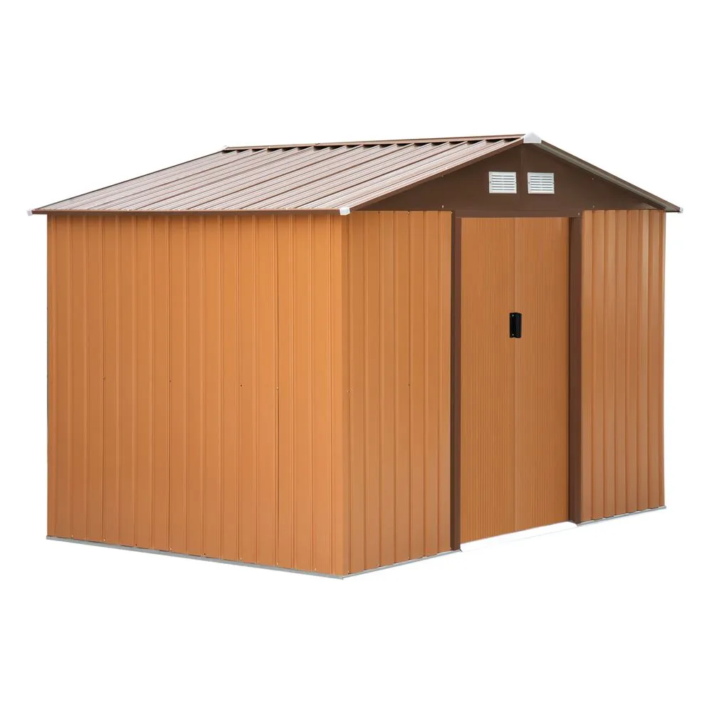 Durable 9x6 ft Metal Garden Shed