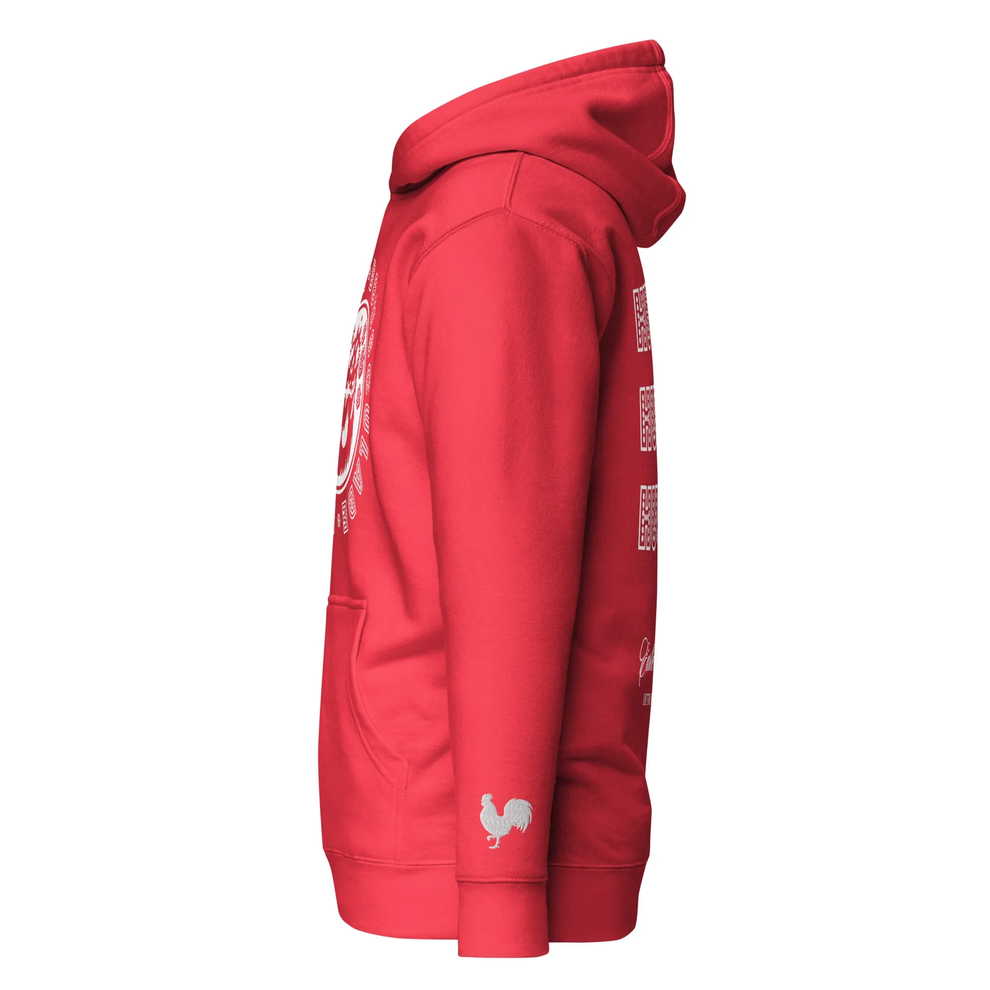 EARLE LE BYRDE "BOUSHULADE" Pull-Over Fleece Hoodie