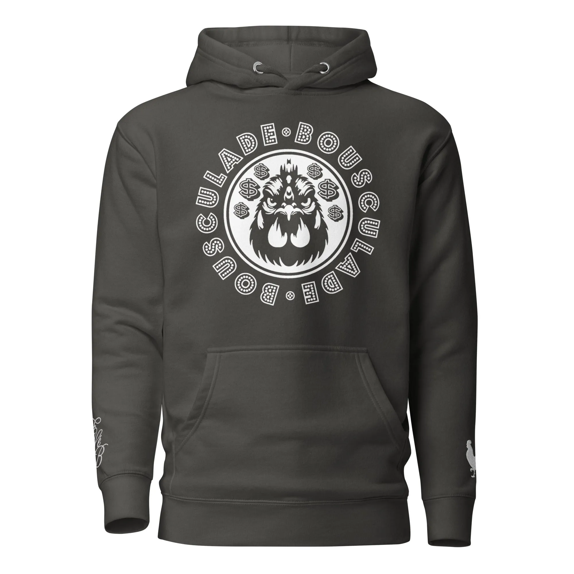 EARLE LE BYRDE "BOUSHULADE" Pull-Over Fleece Hoodie