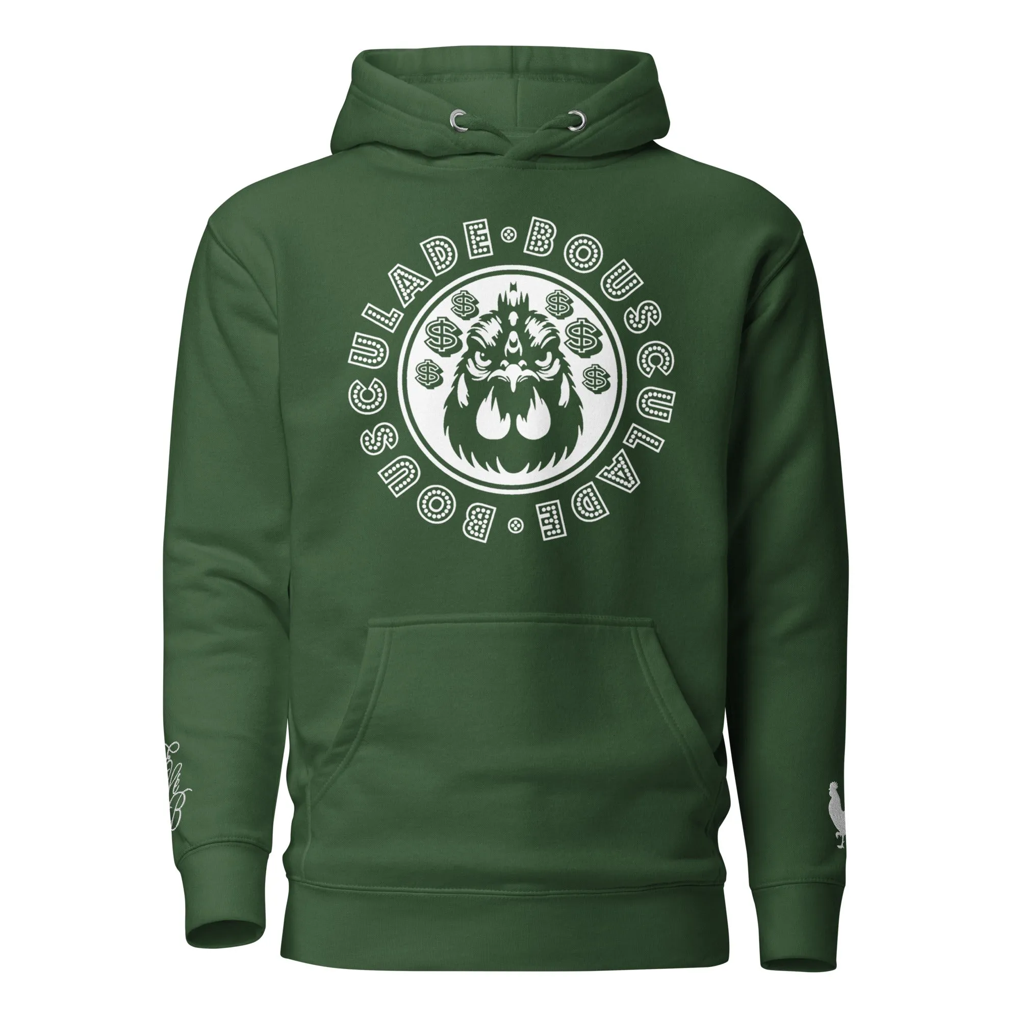 EARLE LE BYRDE "BOUSHULADE" Pull-Over Fleece Hoodie