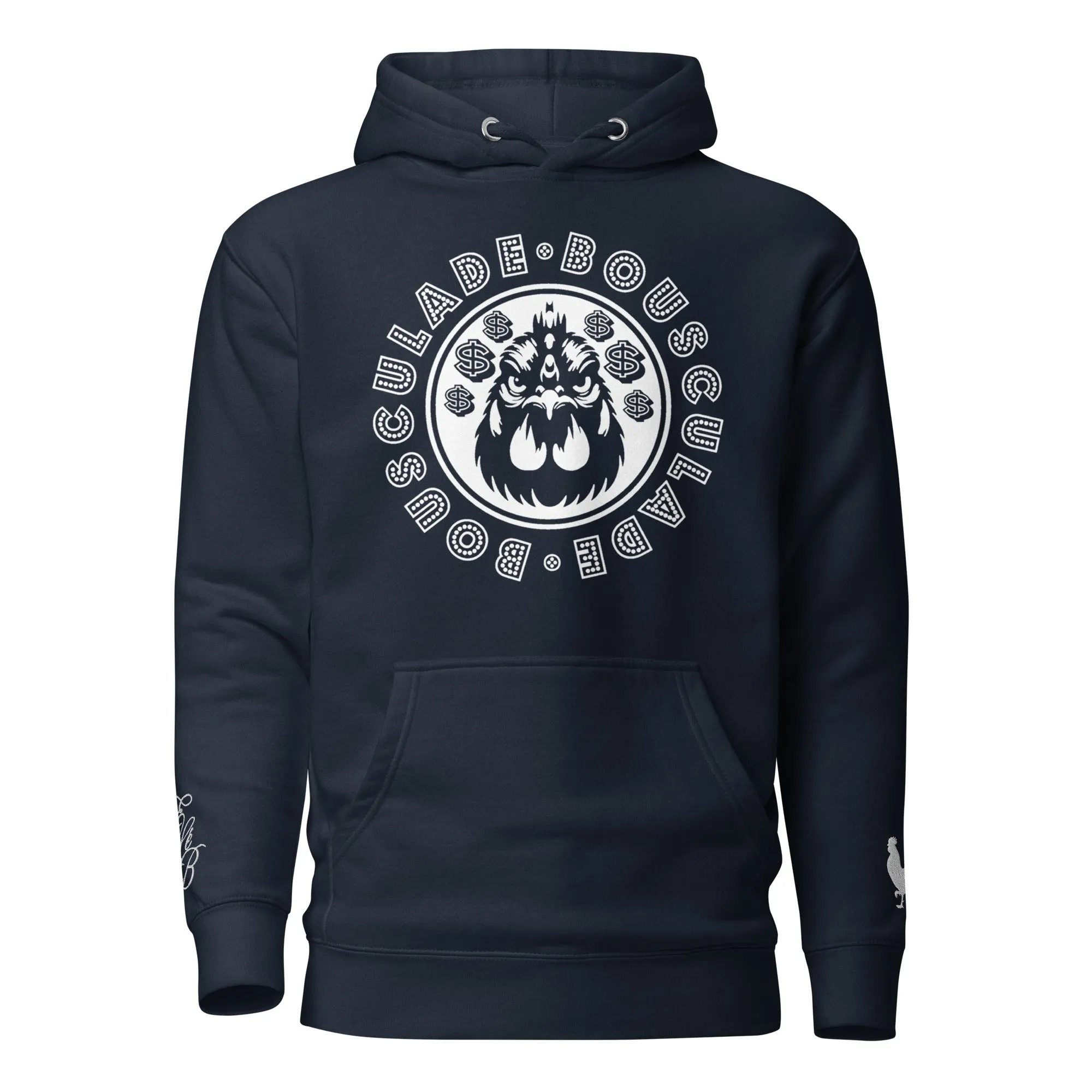 EARLE LE BYRDE "BOUSHULADE" Pull-Over Fleece Hoodie