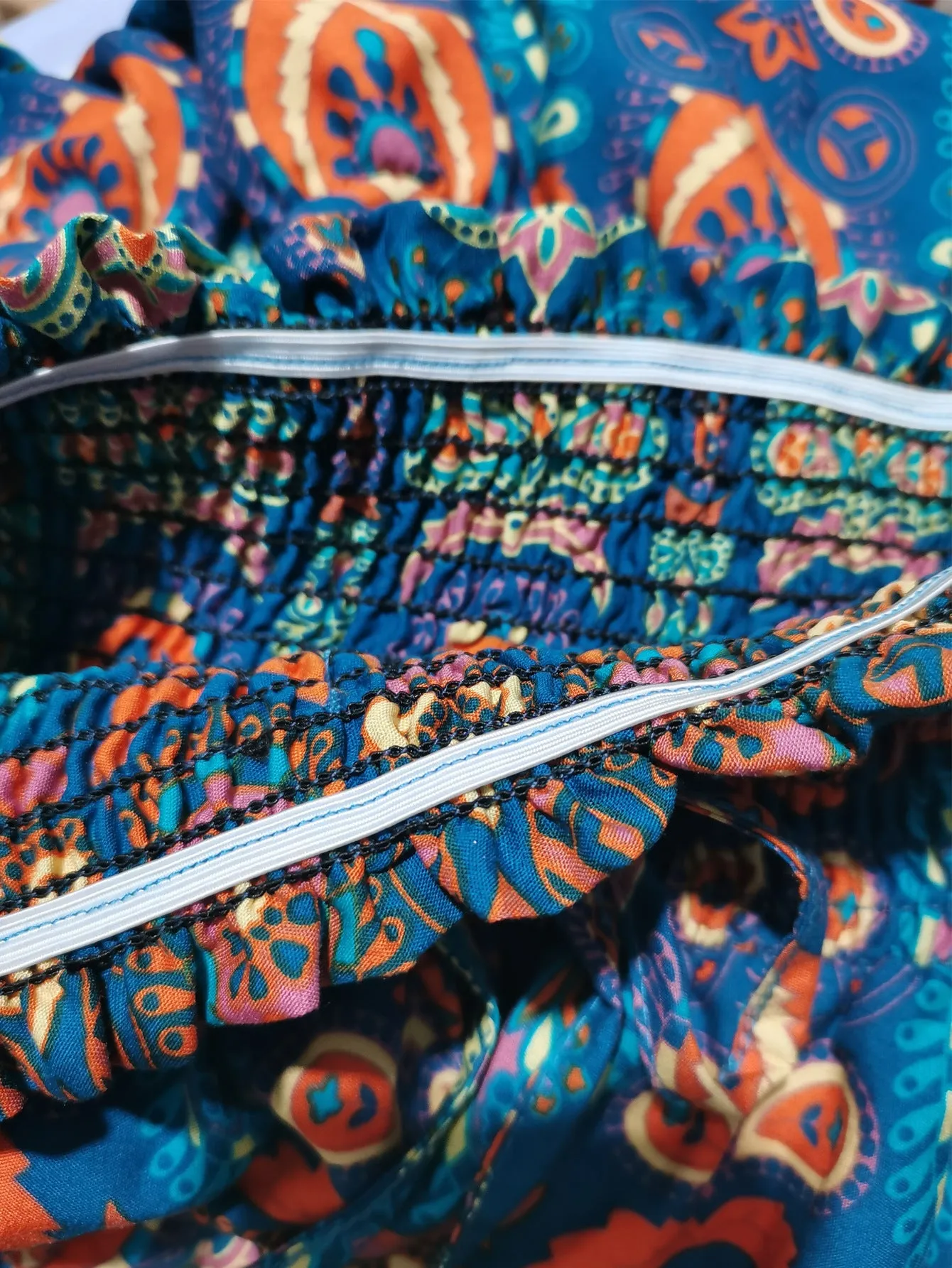 Exotic Hollowed Out Lace Patchwork Bohemian Skirt