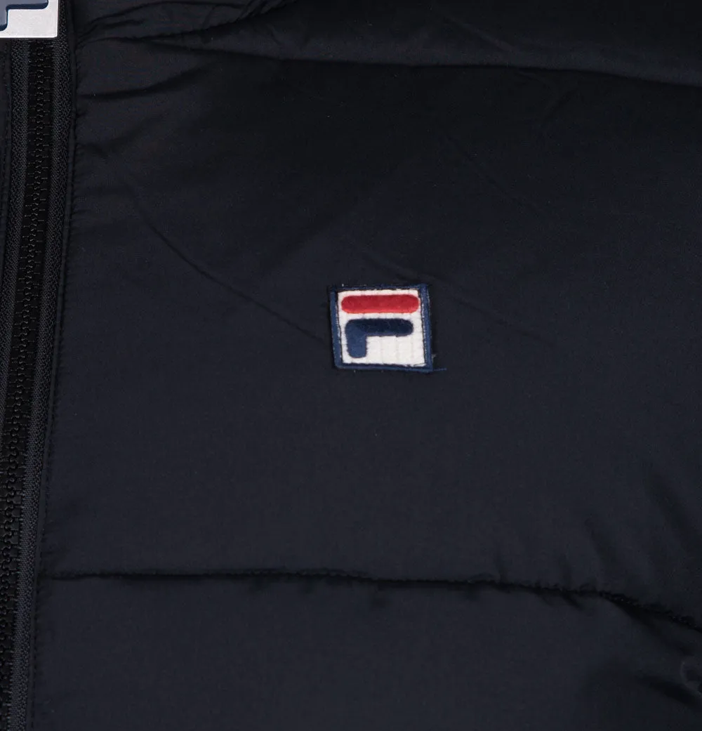 Fila Vintage Harry Padded Puffer Jacket Black/Yam
