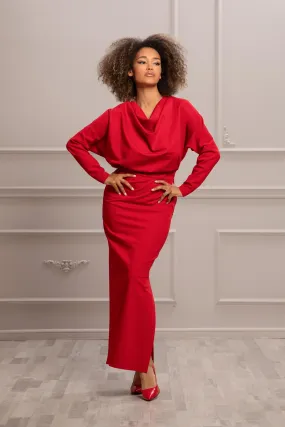FLATTERING FESTIVE DRESS