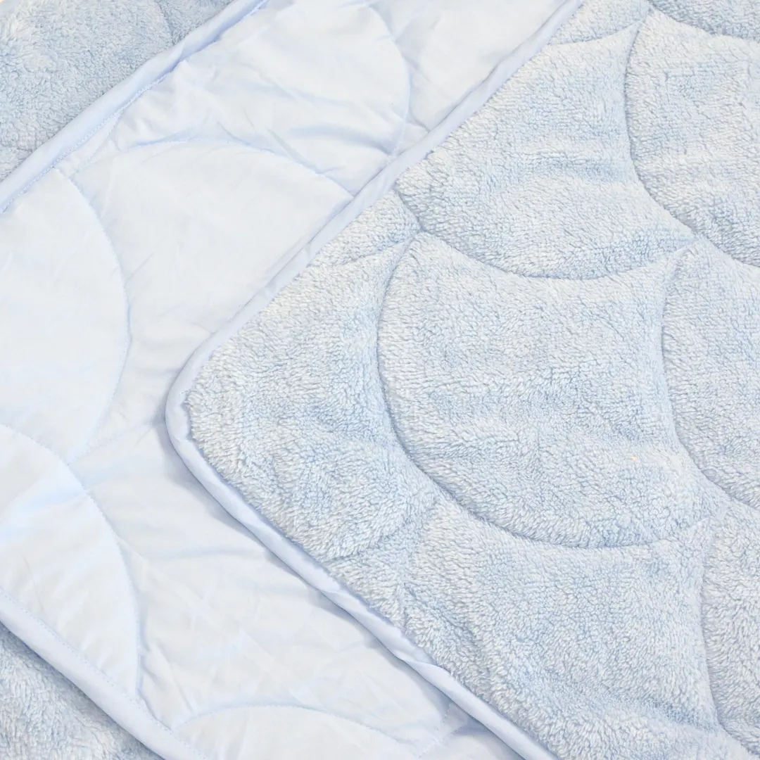 HappyDuvet - Teddy - Blue - All season Coverless duvet