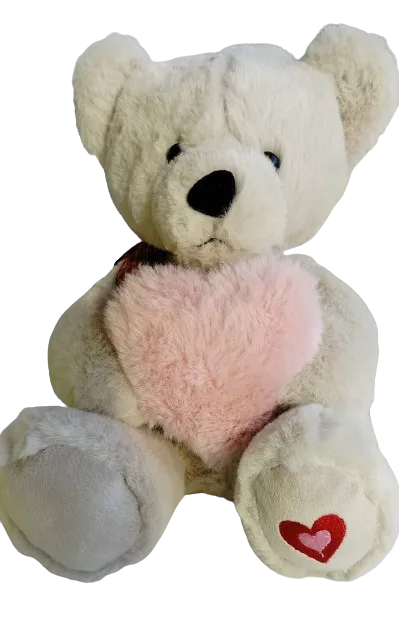 HEART TEDDY -30CM