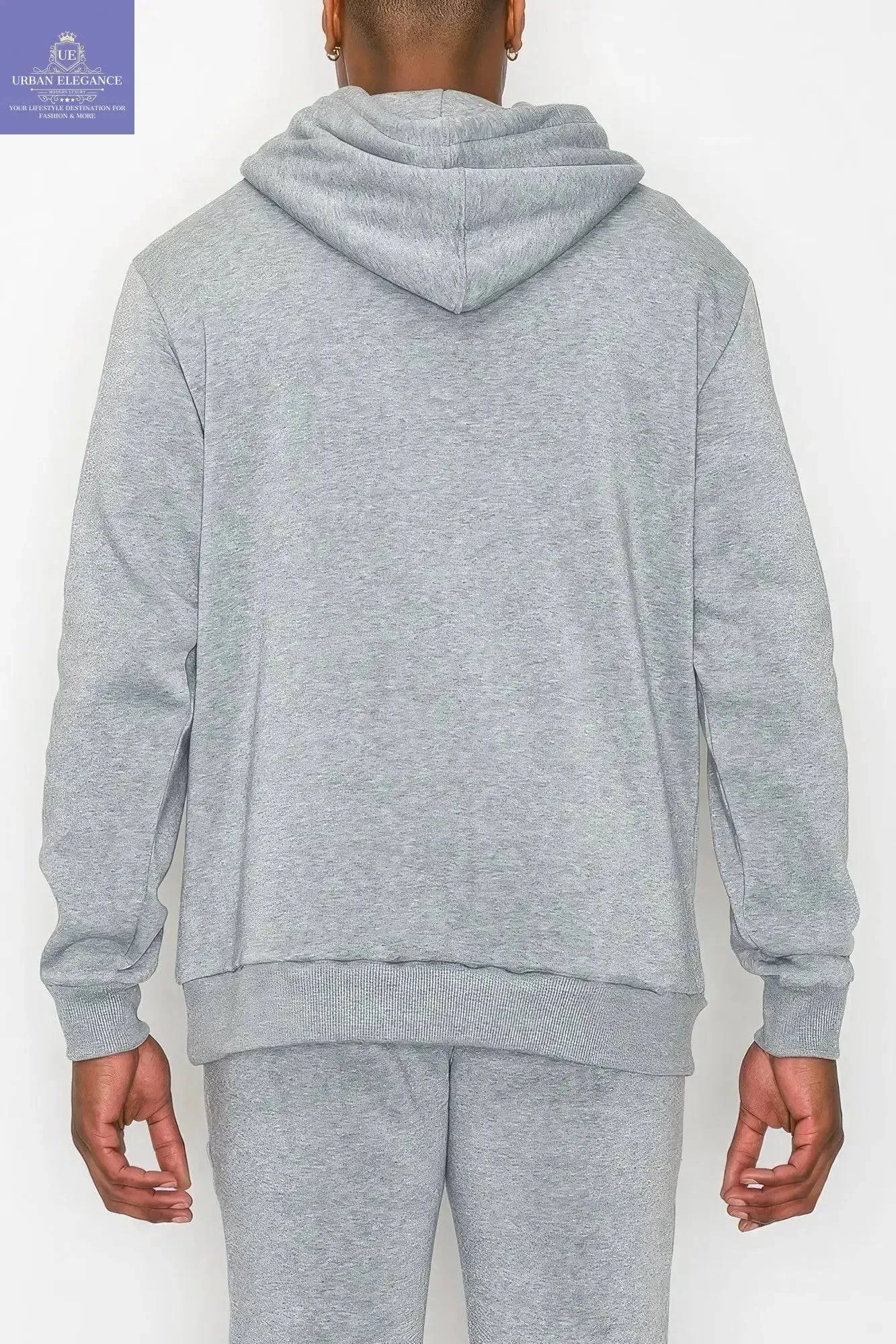 Heather Grey Cozy Pullover Hoodie