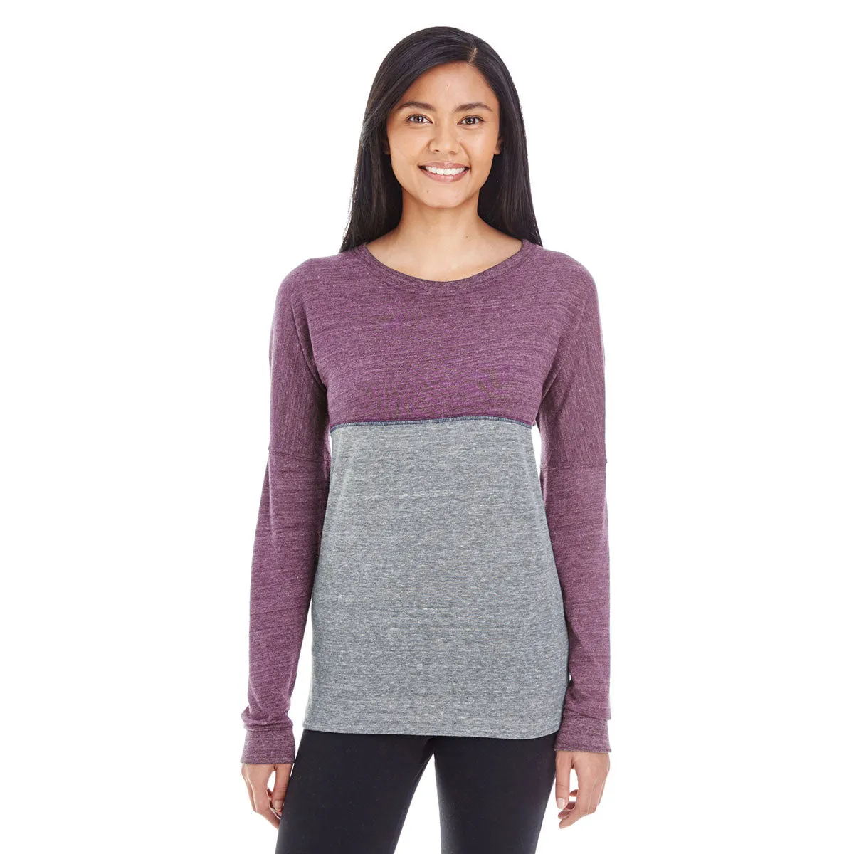 Holloway Women's Vintage Maroon/Vintage Grey Low Key Pullover
