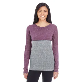 Holloway Women's Vintage Maroon/Vintage Grey Low Key Pullover
