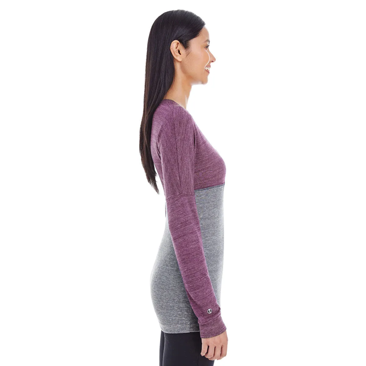 Holloway Women's Vintage Maroon/Vintage Grey Low Key Pullover