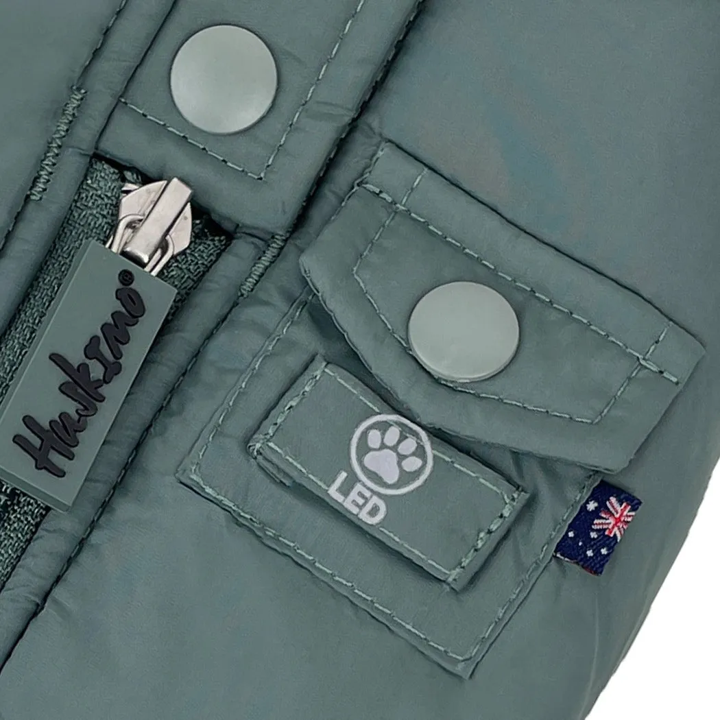 Huskimo Dog Coat Cardrona Moss