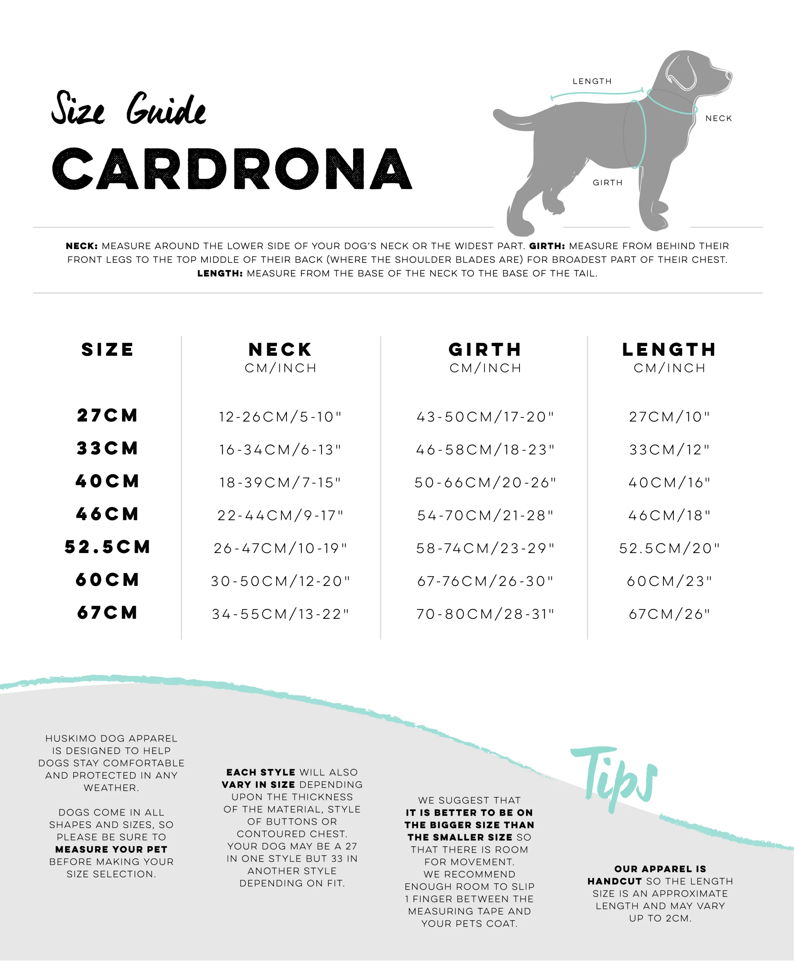 Huskimo Dog Coat Cardrona Turmeric