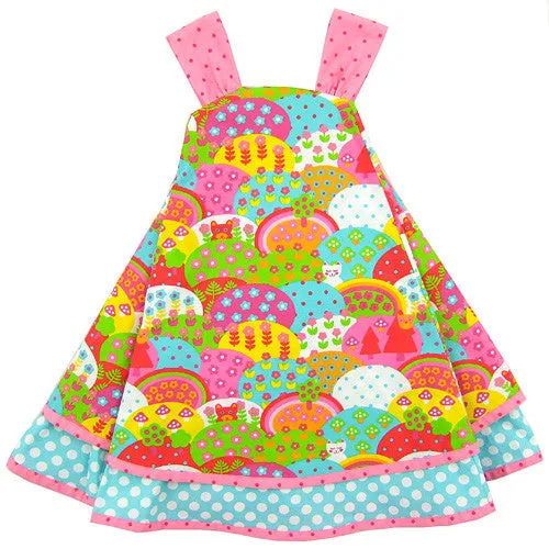 *Jelly the Pug* Corset Tie Back Dress III