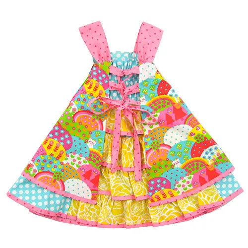 *Jelly the Pug* Corset Tie Back Dress III