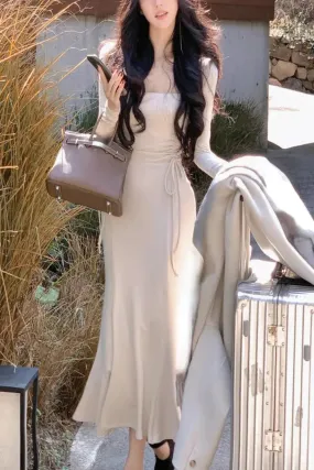 Knitted Sweater Midi Dress
